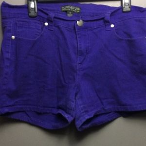 Purple size:12 shorts